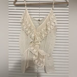 FP One Ruffle Surplice Tank